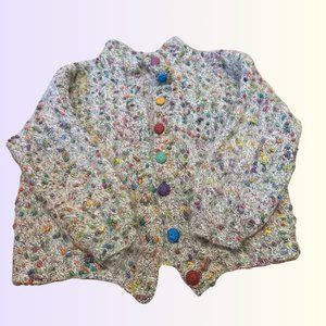 VINTAGE Handmade Wool Cardigan